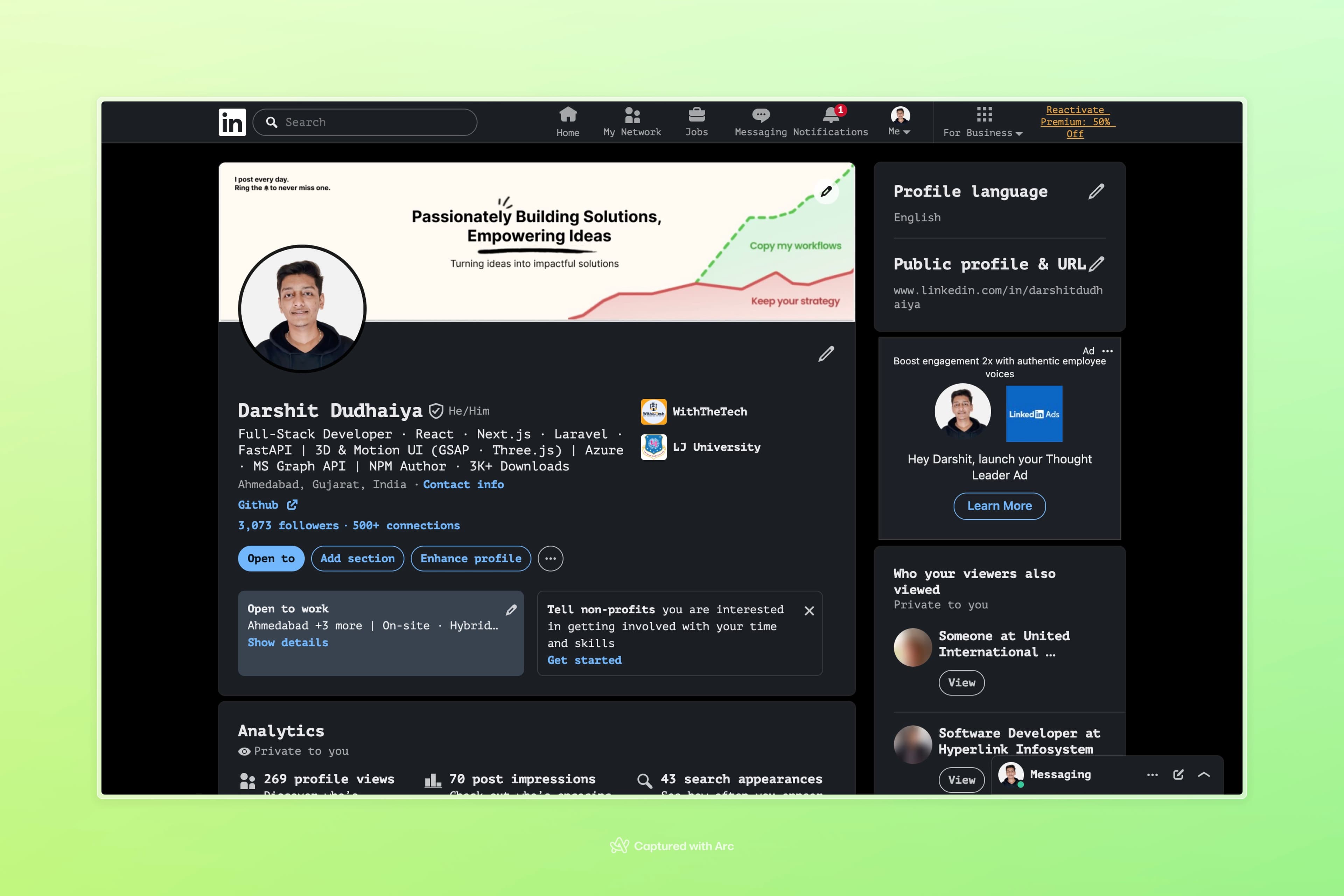 How I Grew My Personal Brand on LinkedIn